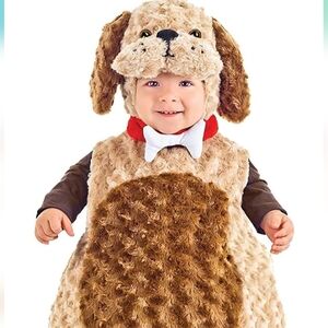 Underwraps Belly Babies Furry Puppy Costume sz XL 4t-6t